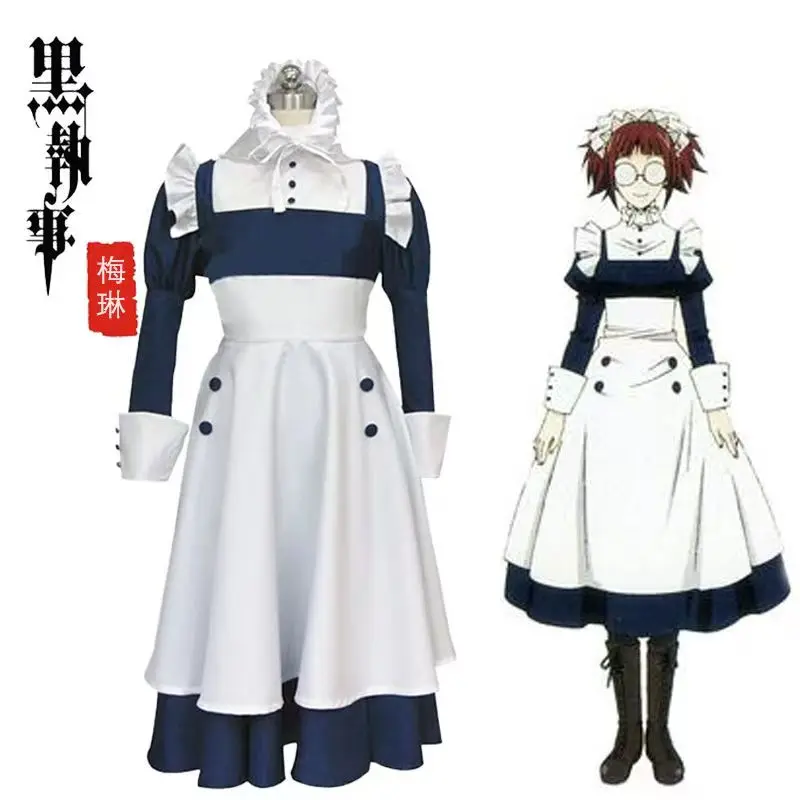 

Cosplay costume Cospeki uniform Black Butler maid outfit anime set suitable for Halloween and Christmas