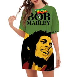 CLOOCL-T-shirt pour Femme, Vêtement de ix, Tendance, Chanteur Reggae Creator, Motif Bob Marley, Imprimé en 3D, Pull Y-Hip Hop