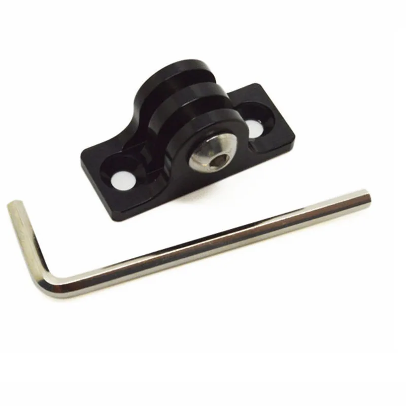 Aluminum Alloy Base Connecting Bracket Fixing Seat Mount For GoPro Hero 13 12 11 10 9 8 7 6 5 Insta360 X4 DJI Osmo Action 5Pro 4