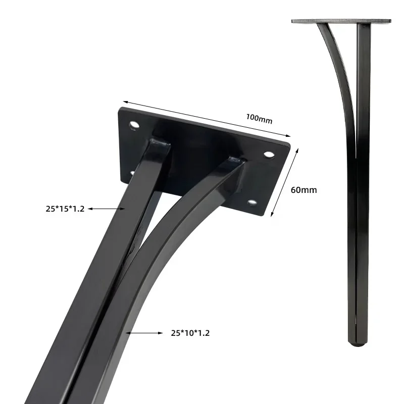 Stainless Steel Furniture Support Leg Tea Table Foot TV Cabinet Sofa Foot Porch Counter Frame Accessories Durable Metal Base