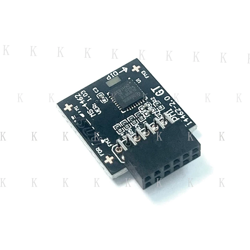 

C TPM 2.0 Security Module SPI 12pin SPI SLB9670 For MSI MS-4462 PRO B650M-A WIFI.