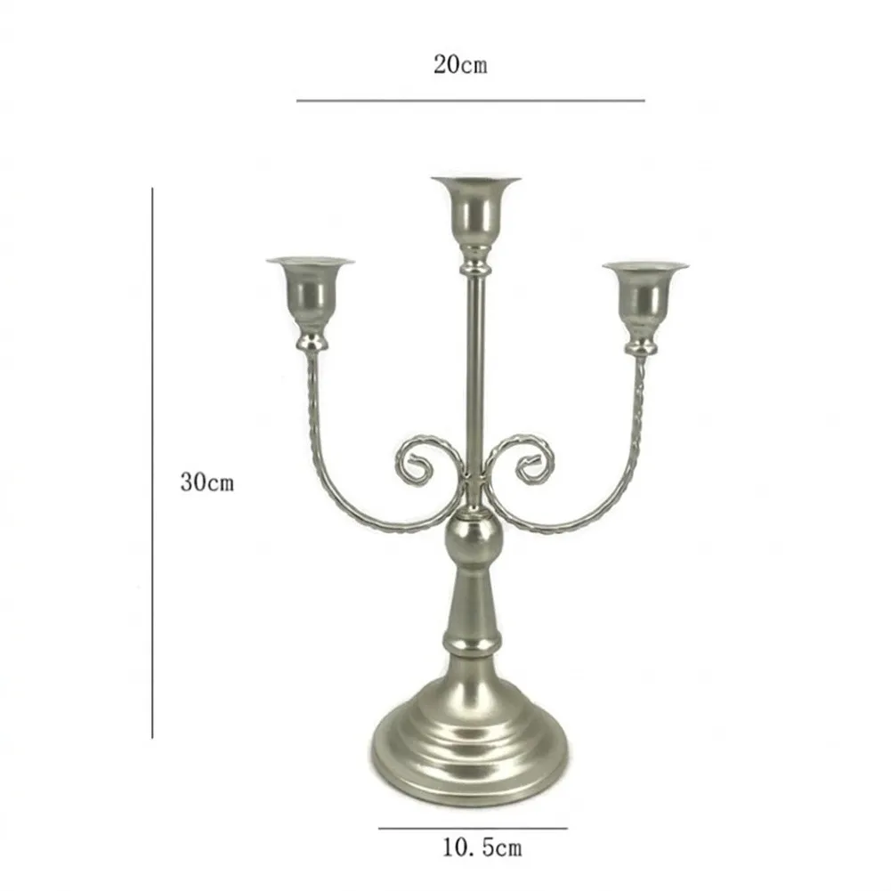 Decorative For Retro Metal Candelabrum for Weddings Festive Tables and Home Decor 30 cm x 20 cm Table Ornament