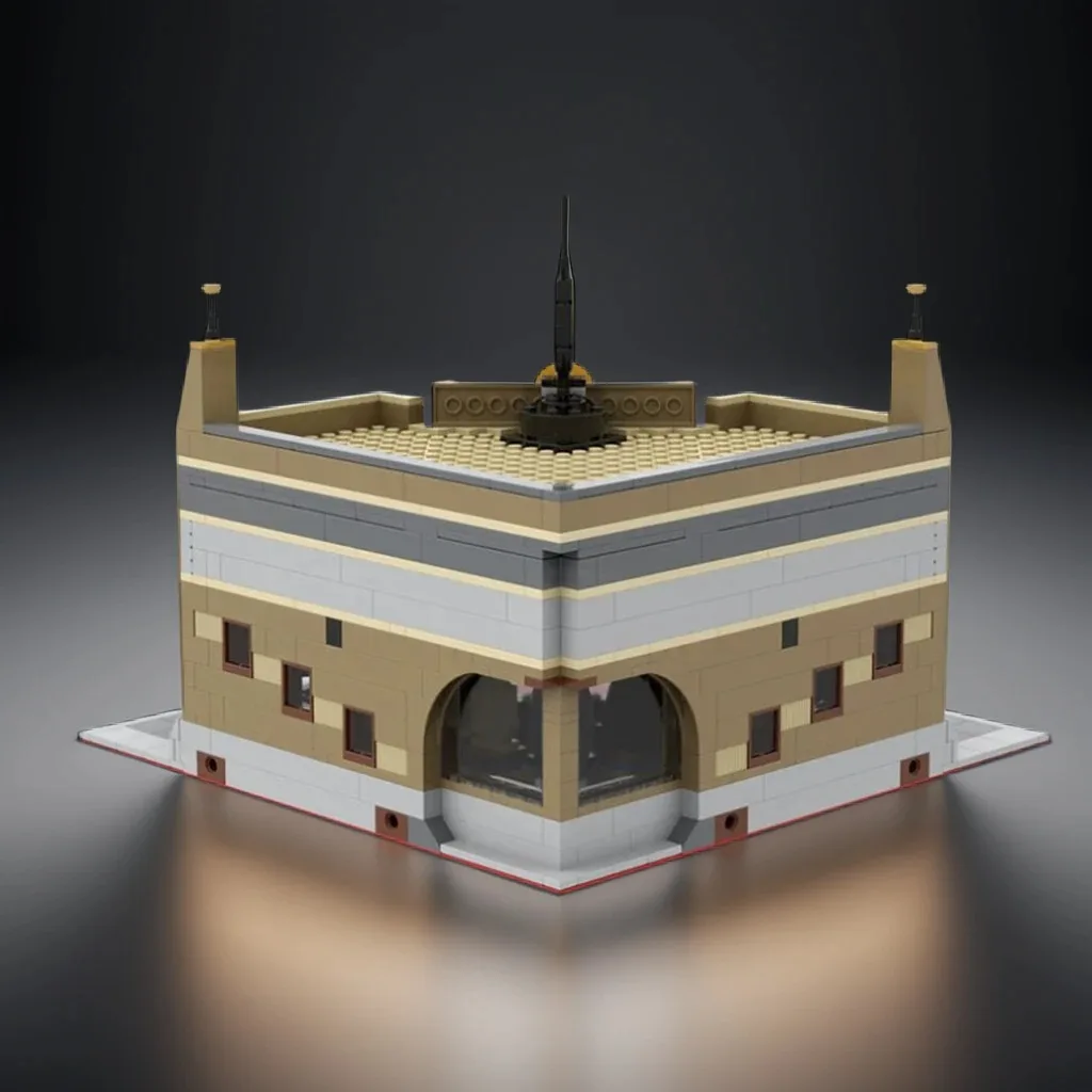 

1055 шт., выставочный центр Expo Hall, общественное здание, место на мероприятие, MOC, образовательная модель «сделай сам», строительные блоки, игрушки на день рождения, подарок