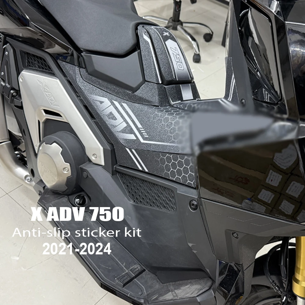 

New Model For X-ADV750 X ADV 750 X ADV750 2021-2024 Motorcycle Tank Pad Protector Sticker Decal Gas Knee Tank Traction Pad Side