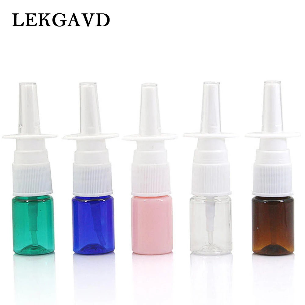 1 PC 10ml 30ml 50ml Weiß Vakuum Kunststoff Nasenspray Flaschen Pumpe Spray Nebel Nebel Nase Spray flasche Für Medizinische Verpackung