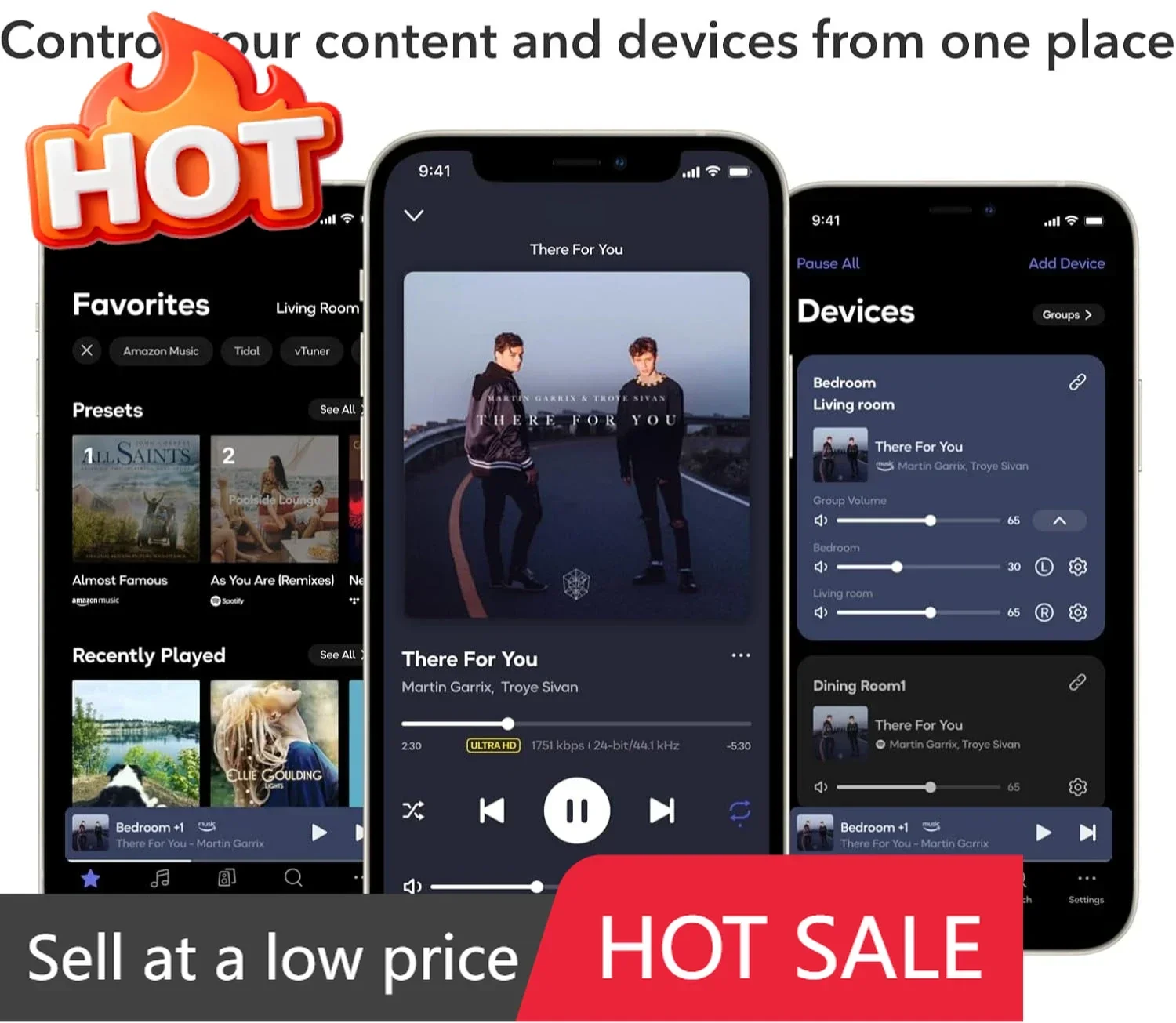 

Hardware Ultra Music Streamer & Digital Preamp | 3.5" Touchscreen, Compatible with Google Cast & Alexa, Stream Spotify, Amazon M