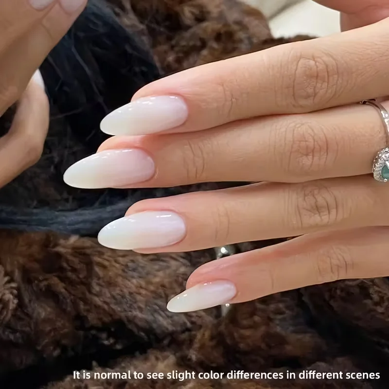 Vernis à ongles Gel blanc gelée laiteuse, translucide, Semi-Permanent, à tremper, UV LED, manucure, Nail Art, 15ml