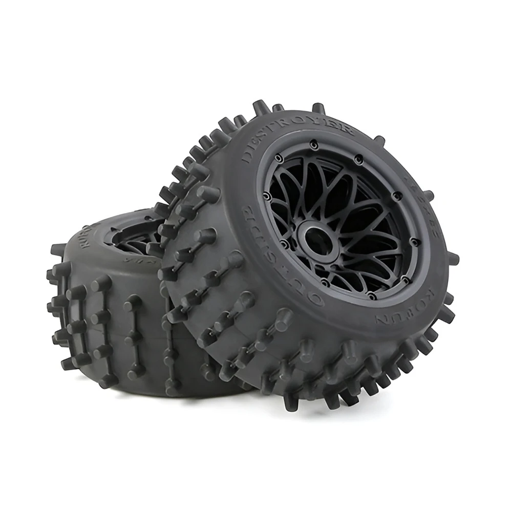 -For 2pcs/set Pointed Tire Tyre For Rofun Baha Baja 5B 1/5 RC Cars Remote Control Vehicle Parts Accessories *