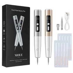 Skin Tag Remover Wart Berrugas Eliminator LED Plasma Pen Papillomas Electric Laser Removal Freckle Dark Spot Mole Cauterizer Kit
