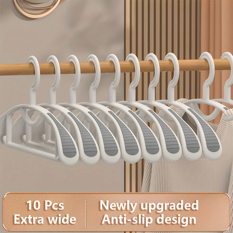 

Household Non-slip Hanger, Thick And Wide Shoulder Plastic Drying Rack, Used To Hang Clothes Wholesalers