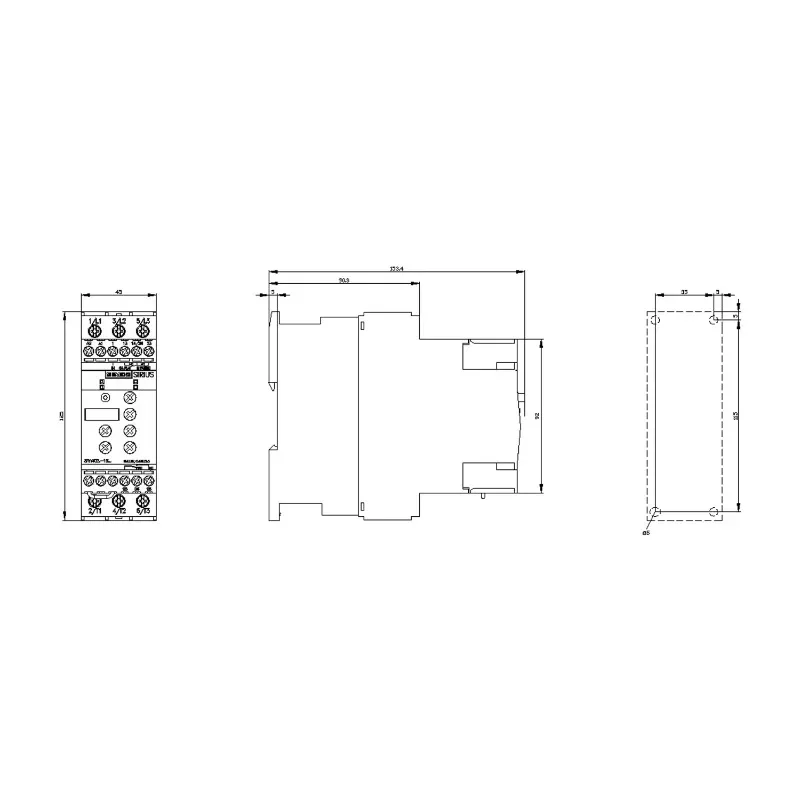 Low Voltage Control Equipment 3RW40 Soft Starter 75kw