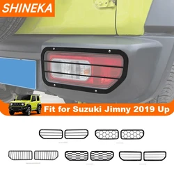 SHINEKA Car Rear Tail Light Lamp Decoration Cover for Suzuki Jimny 2019 2020 2021 2022 2023 Up Lamp Hoods Exterior Accessories