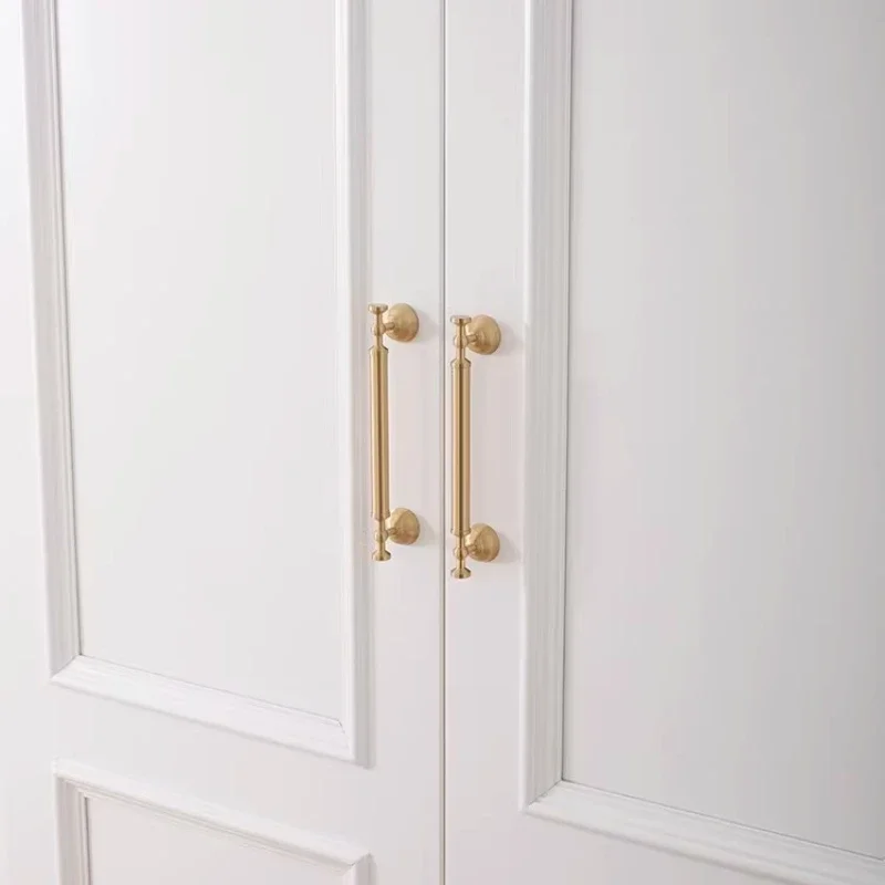 Luxuriöse Griffe und Knöpfe aus Messing und rosa Kristall, grüner Schrankgriff für Küchenschubladen / weißer dekorativer Knopf – Detail 22