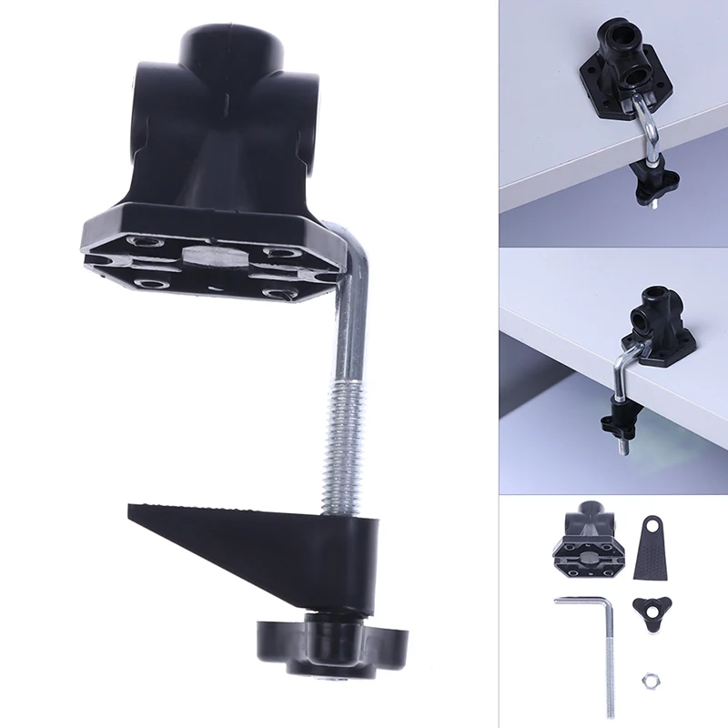 DIY Fixed Metal Desk Lamp Clip Fittings Screw Camera Flash Holder For Mic Stand Hardware Bracket Clamp LED Light Accessories