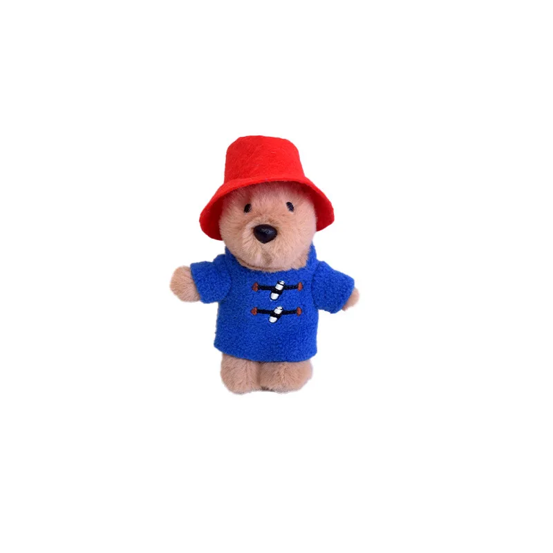 10CM Britain Paddington Bear plush dolls Kawaii Small Bear Stuffed Dolls High Quality Children Christmas Birthday Gifts