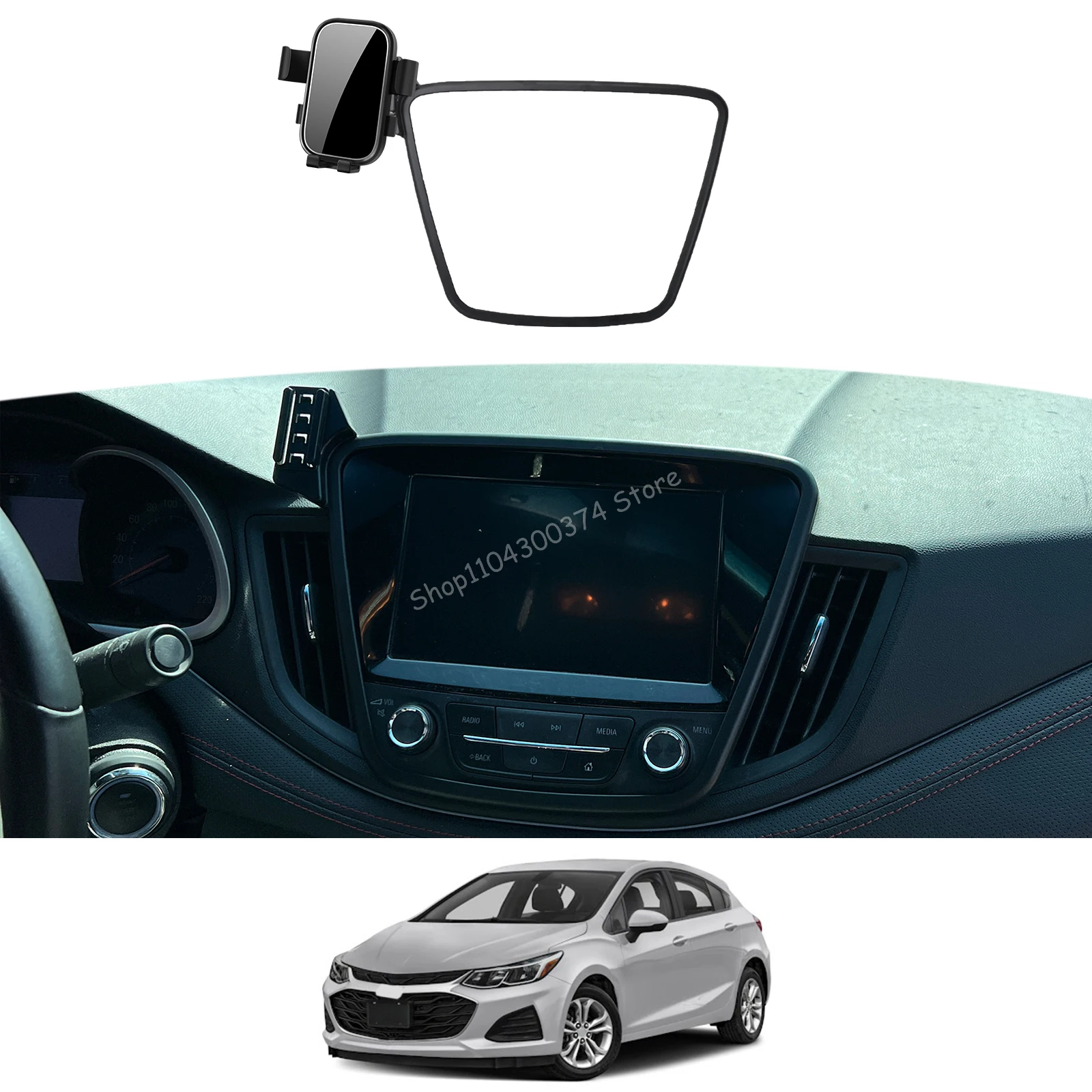 

Car Mobile Phone Holder for Chevrolet Cavalier 2019~2024 GPS Bracket Navigation Stand Auto Accessories