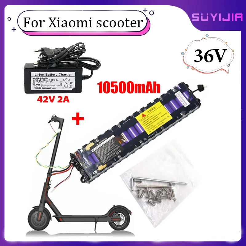 

10S3P 36V Scooter Battery Pack 18650 Rechargeable Lithium Battery for Xiaomi M365/1S Pro 10500mAh 30km Electric Scooter with BMS