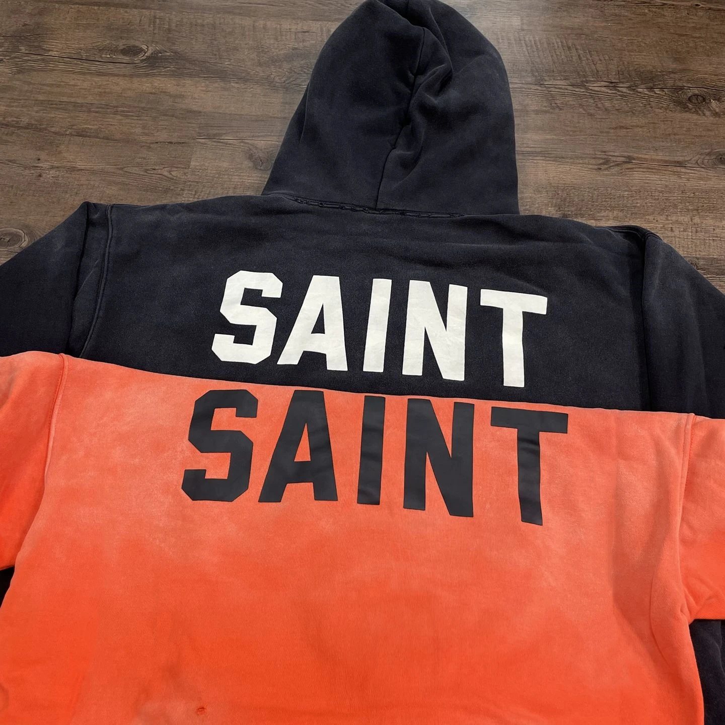 Yao mode SAINT OF Michael 25SS Streetwear ample Baggy Logo imprimé Style Simple hauts à capuche sweat-shirt décontracté à capuche pour hommes