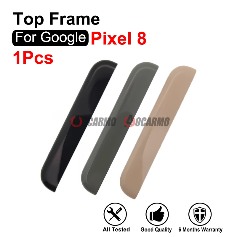 For Google Pixel8 Rear Back Top Cover Panel Bezel Housing Bezel Frame Replacement Repair Parts