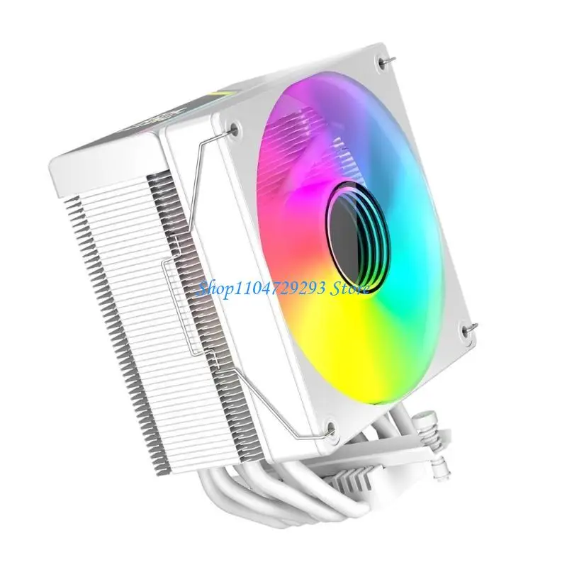 

Y2GD Малошумный вентилятор охлаждения процессора 6 тепловых трубок Дисплей температуры ARGB Поддержка 200 Вт