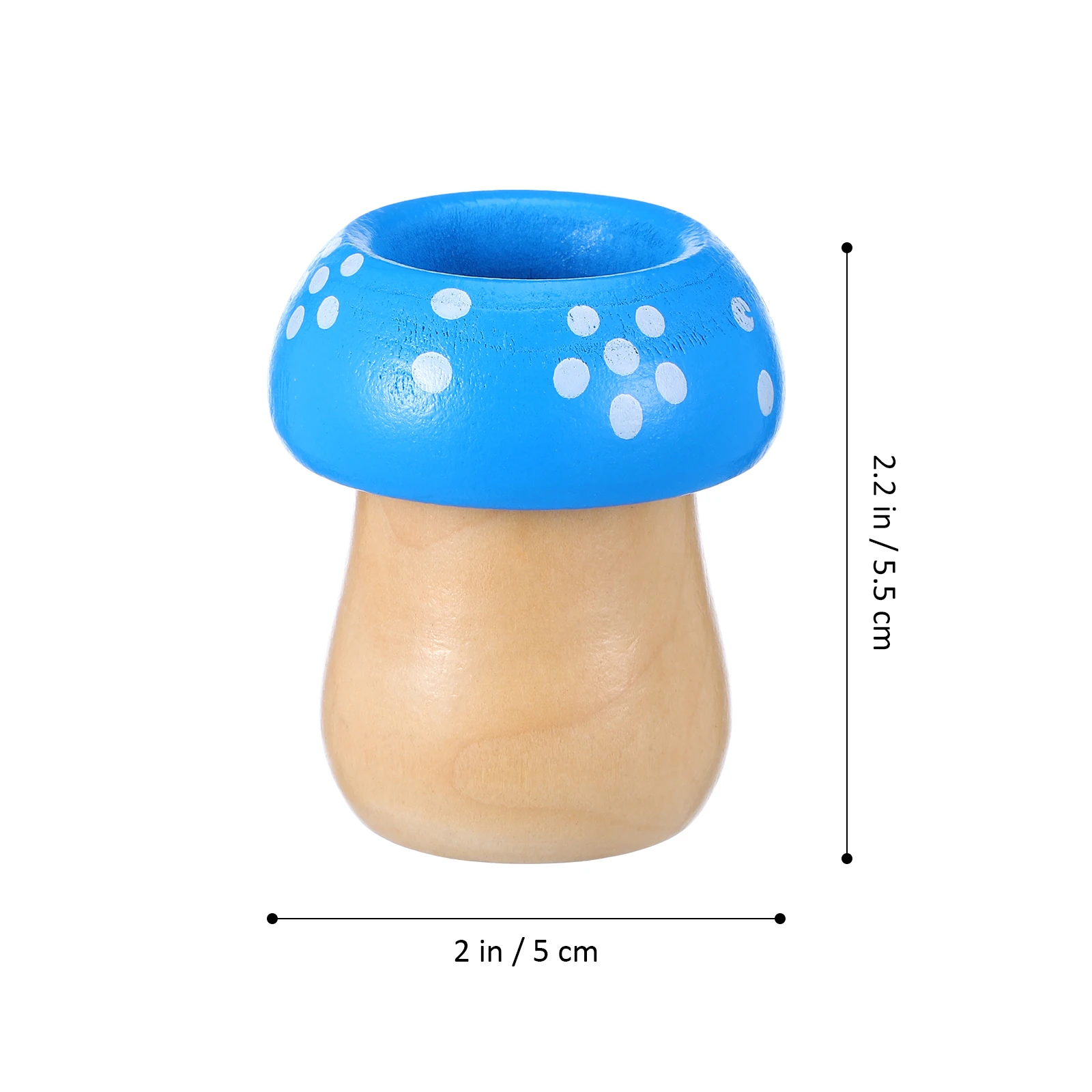 

2 pcs Kaleidoscope Toys Small Mushroom Shape Wooden Kids Educational Playthings Compact Party Favors Outdoor Funny Decorative