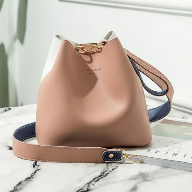 

Fashionable Purses Bucket Bag Women PU Leather Shoulder Bags Brand Designer Ladies Crossbody Messenger Bags Totes Designer Bag