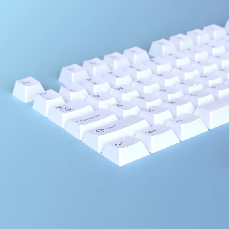 Key cap PBT material, engraved small set, 126 keys, original factory height, dual color