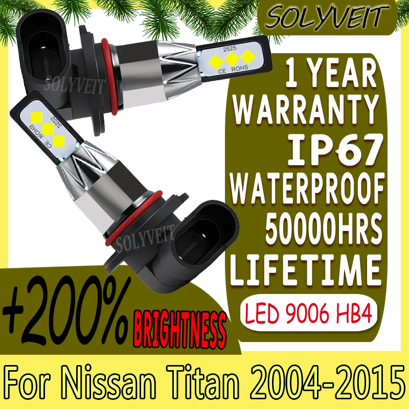 

High-Performance 9006 HB4 Stable Lighting Headlight LED Low Beam For Nissan Titan 2004 2005 2006 2007 2008 2009 2010 2011-2015