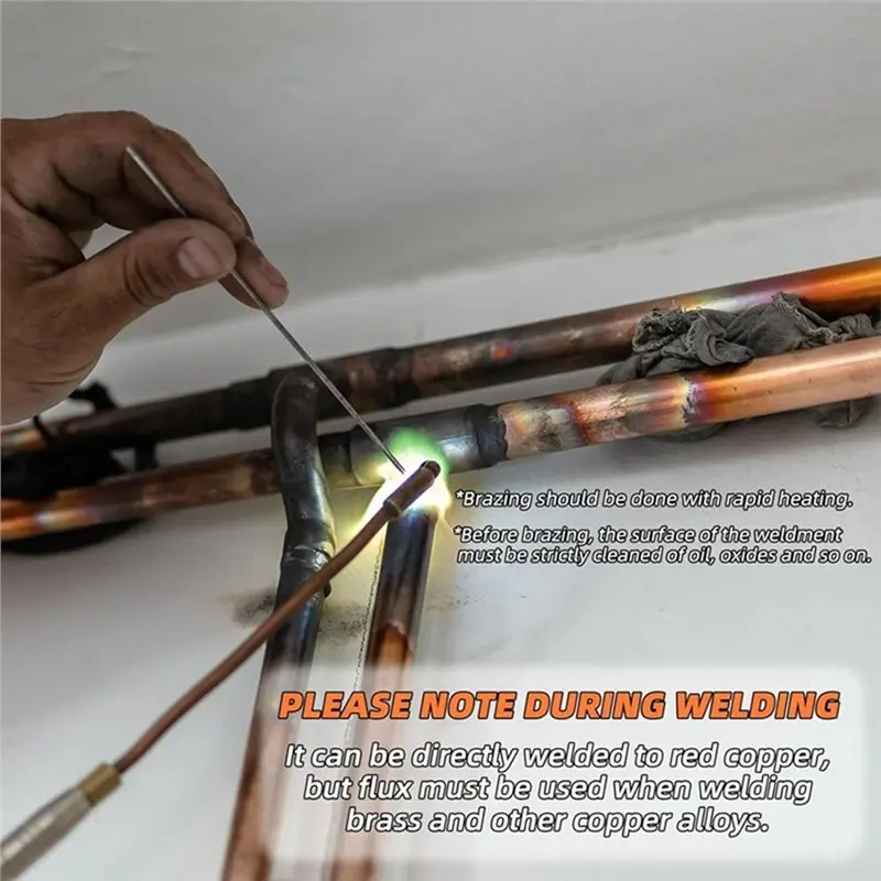 2025 تريند قضبان فوسفور برونزية فضية مستديرة 25 قطعة، لـ HVAC والثلاجة والأجهزة الكهربائية للاستخدام الصناعي #4