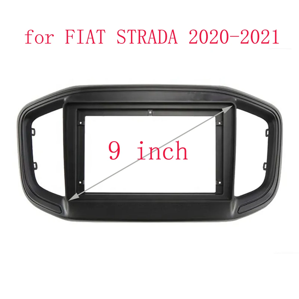 For Fiat Strada 2020-2022 9INCH Car Radio Fascias Android GPS MP5 Stereo Player 2 Din Head Unit Panel Dash Frame Installation T