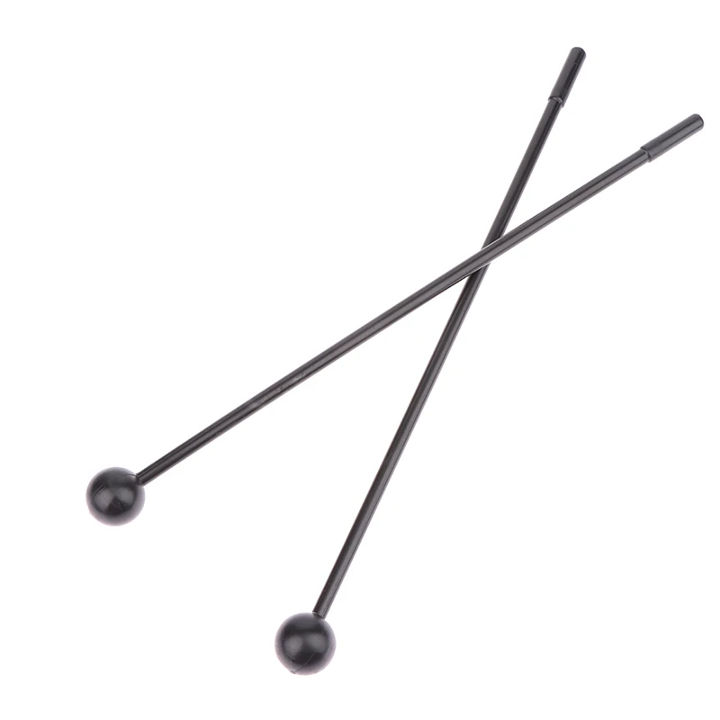 2pcs 28cm Percussion Drum Sticksmallets Drumsticks Adults Stick Mallet Rhythm Rubber Kids Stick Mallet Plastic Instrument
