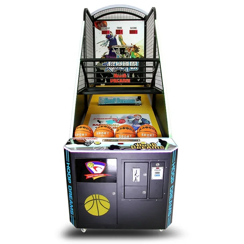 

-Indoor Amusement Electronic Basketball Arcade Game Machine Coin Operated Collapsible Street Basketball Machine