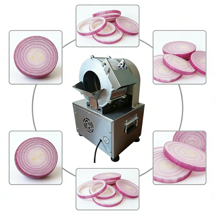 -For Continuous-Duty Potato Slicer 1800W Pure Copper Motor VC-220A for Central Kitchens with Overheat Protection*