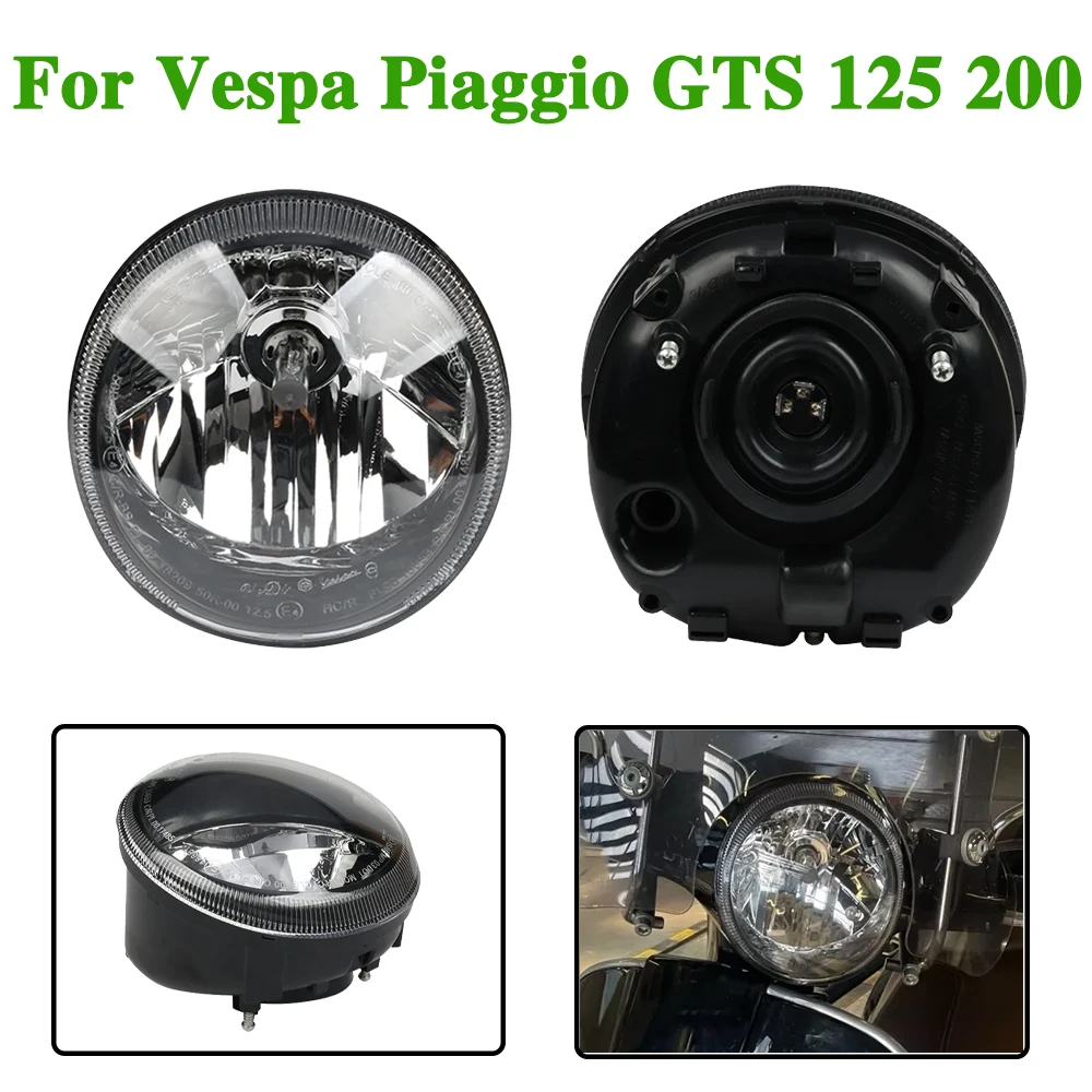 

Motorcycle Accessories Headlight Headlamp Assembly Front Head Light Lamp Parts For Vespa GTS 300 250 125 GT GTS300 GTS125 GTS250