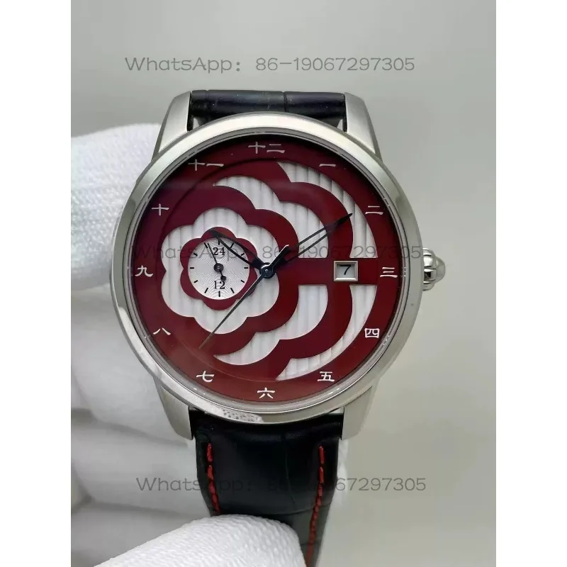 Plum blossom dial, single calendar Chinese character version fully automatic mechanical watch