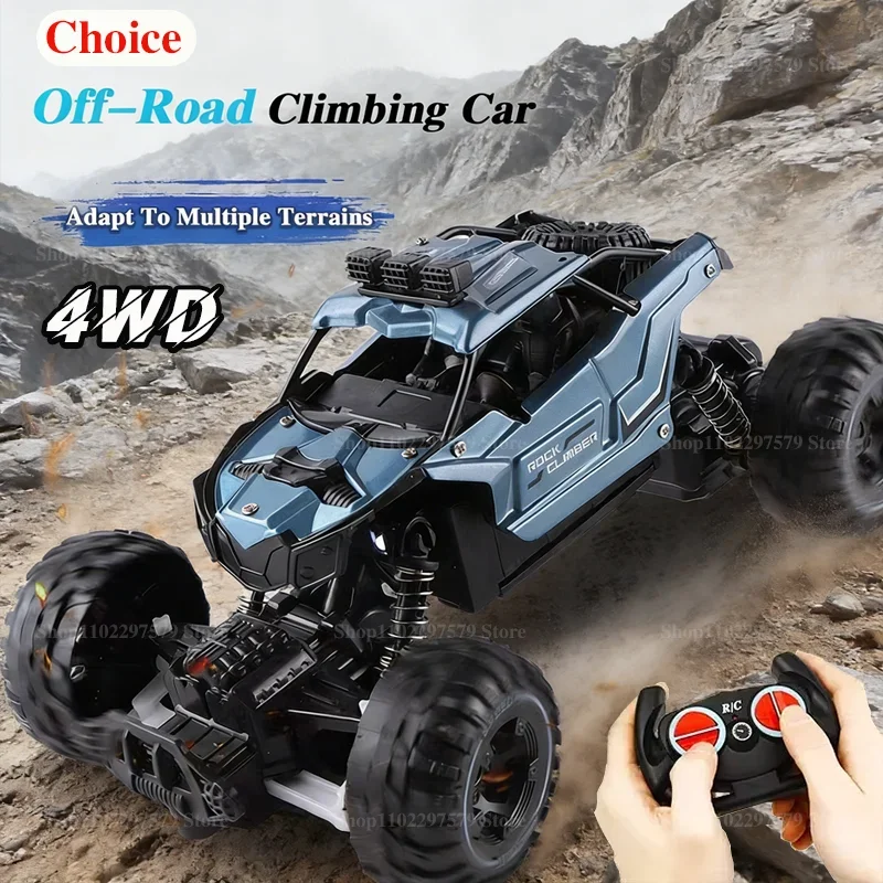 2025 New 765 4WD Remote Control Car Alloy Electric RC Off Road Vehicle Rechargeable Climbing Vehicle Toy for Kids Birthday Gifts