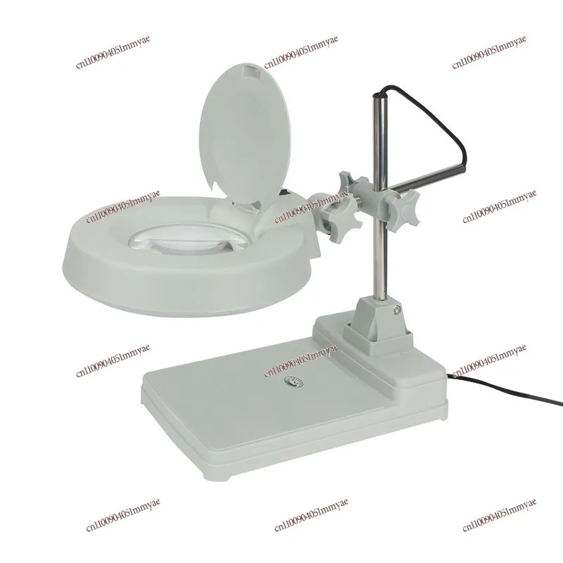 Desktop magnifying glass with lamp high definition elderly reading electronic maintenance workbench