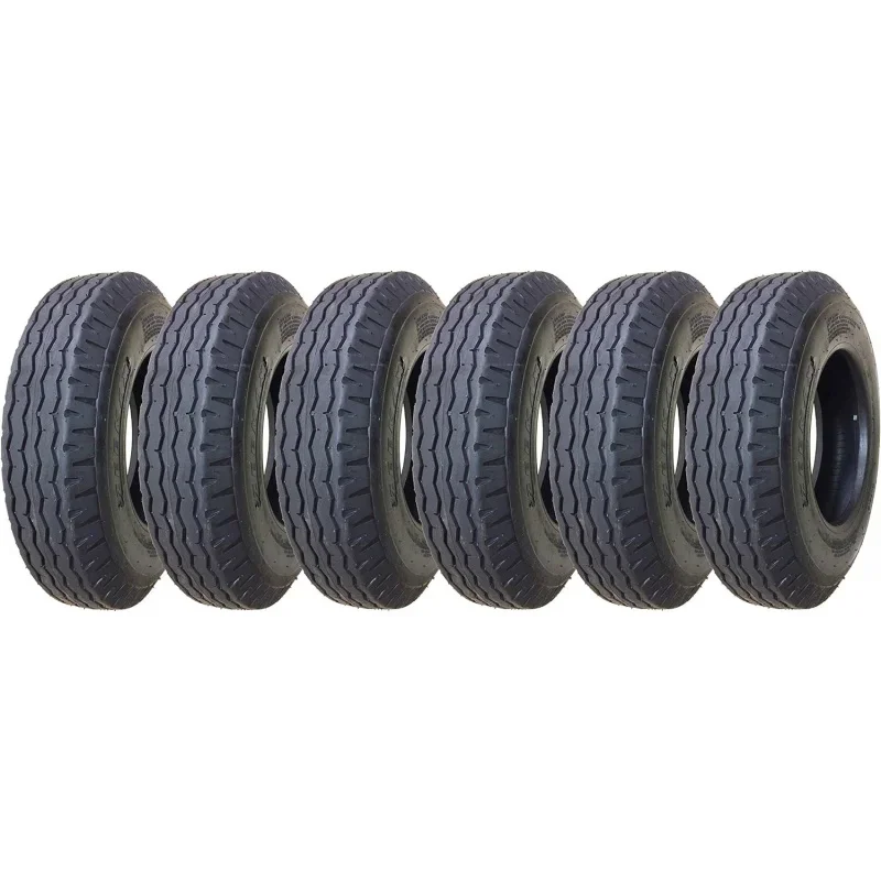 

Heavy Duty True Highway Trailer Tires 8-14.5 14 Ply Load Range G Speed Rating K 68mph -Set 6