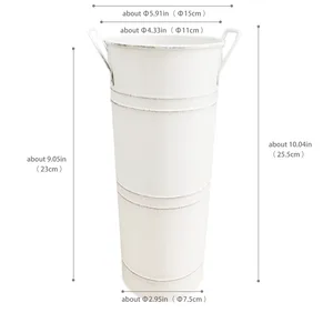 Retro tarzı düzenleme çiçek, kova, pot metal, bir kolu ile, bir gemi demir, ve pas kolay değil, pastoral ofis tarzında, yeni 8 demir kova-vintage-no. 4'ün en çok satan ürünleri