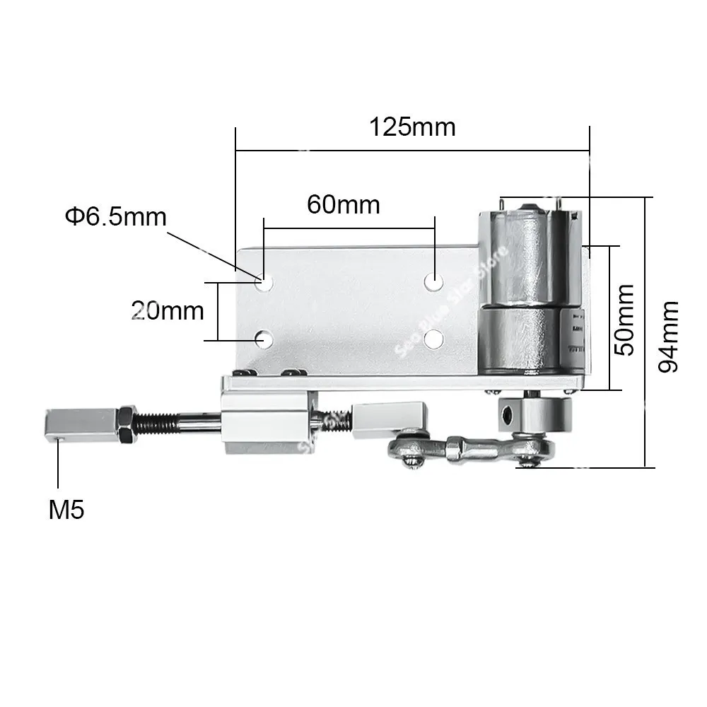 Eccentric wheel shaft connecting rod drive motor motion crank rocker arm telescopic motor automatic reciprocating machine type