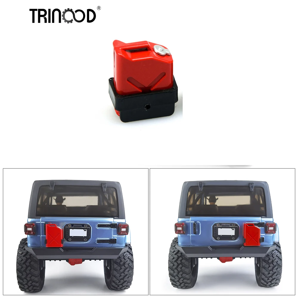 

TRINOOD RC Car Simulated Decoration Mini Fuel Tank for 1/10 TRX4 Axial Wraith SCX10 90046 90047 Accessories