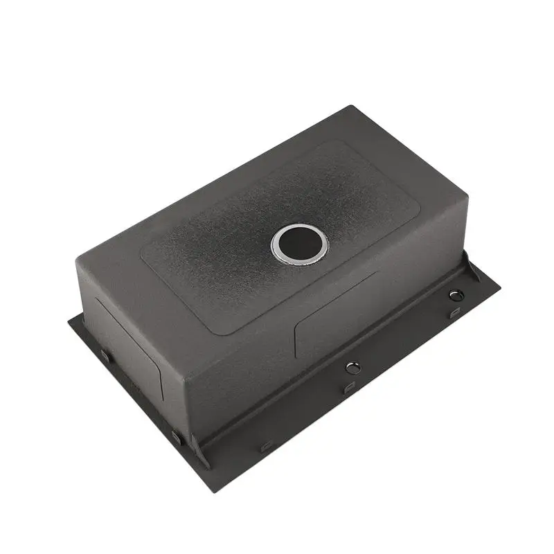 Pia de cozinha de aço inoxidável de 33 "x 22", design de tigela única, acabamento escovado feito à mão, inclui tábua de corte, escorredor,