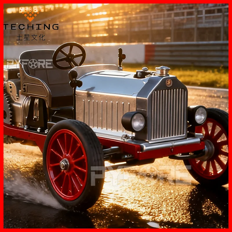 

TECHING Kit CLASSIC CAR Alloy Engine Vintage Car Metal Mechanical Art Assembly Ornament Simulation Teaching