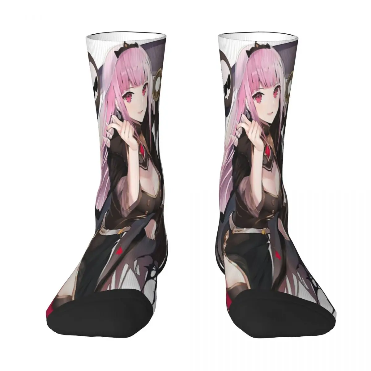 

Mori Calliope Classic Socks Fashion Trends Unisex Stockings 3D Printing Gifts Breathable Socks