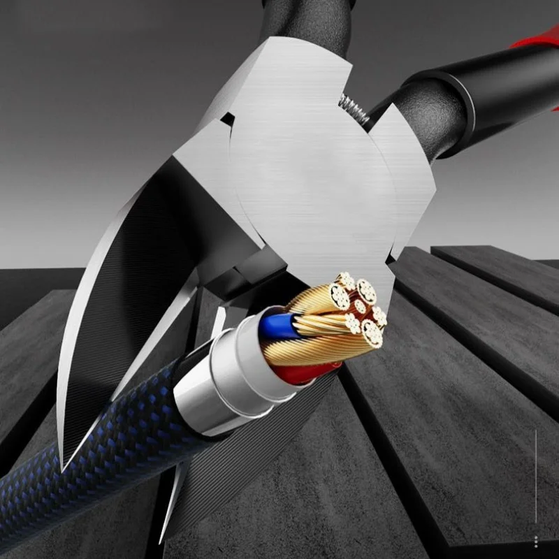 5/6/8 بوصة سلك متجرد متعدد الوظائف عدم الانزلاق سلك كابل القاطع الميكانيكية كهربائي المهنية كماشة DIY بها بنفسك أدوات يدوية