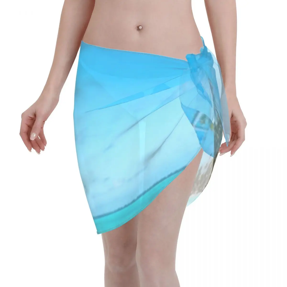 Promotion Paradise Beach Women's Beach Wrap SkirtSummer Pool Gathering Boho Beach Wrap