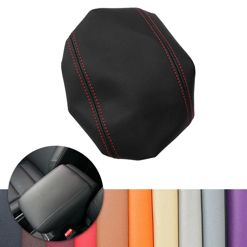 

For Honda CRV CR-V 2012 2013 2014 2015 2016 Car Interior Center Console Armrest Box Pad Cover Trim Microfiber Leather Decorative