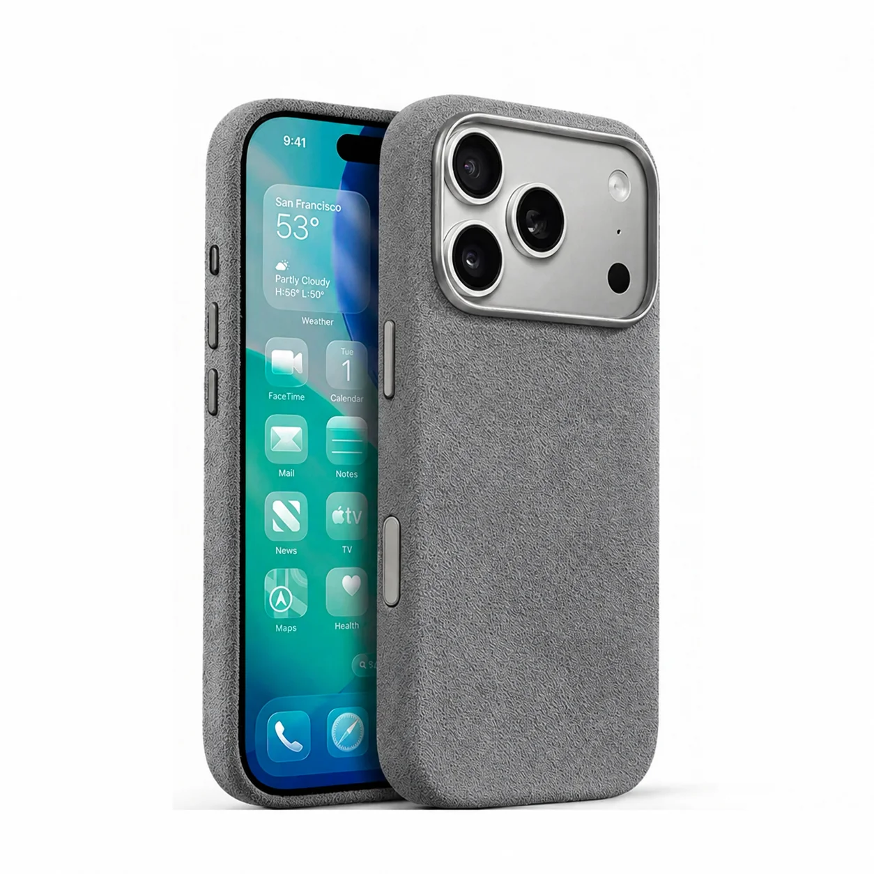 100% italienisches Alcantara-Magnetgehäuse für iPhone 18 17 Pro Max Air Luxus mit Magsafe-Abdeckung Leder-Handyhüllen für iPhone 18Pro – Detail 12
