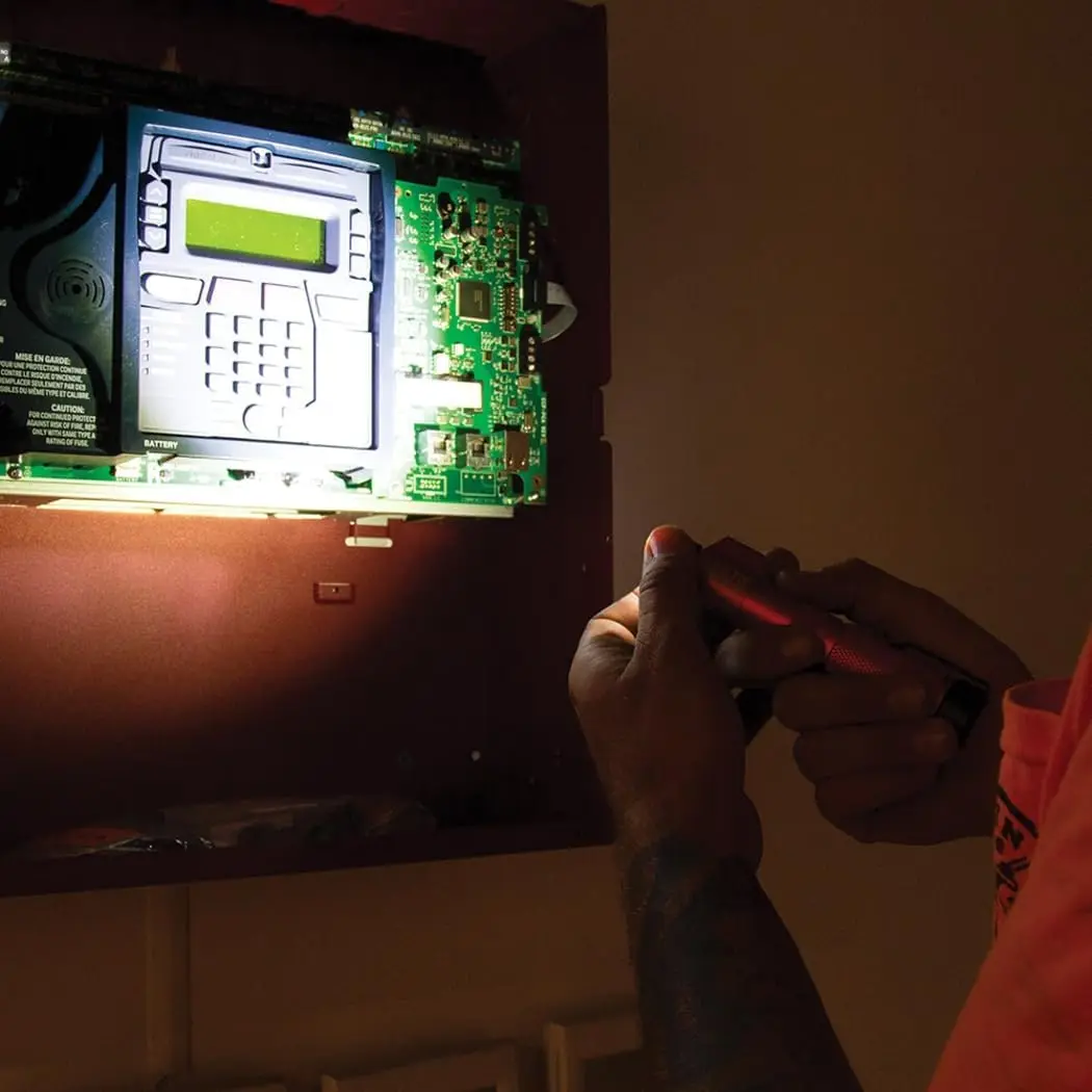 56040 Magnetic LED Flashlight, 350 Lumen Rechargeable, Focus & Laser Pointer, USB Charging, Hands-Free for Work & Outdoor