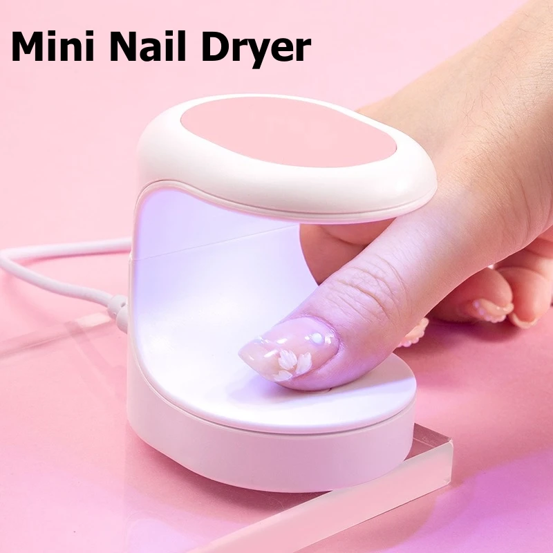 

Nail Drying Lamp 16W UV LED Lamp Nail Mini Portable Nail Dryer With USB Cable Gel Nail Polish Dryer Gift Home Travel Use Makeup